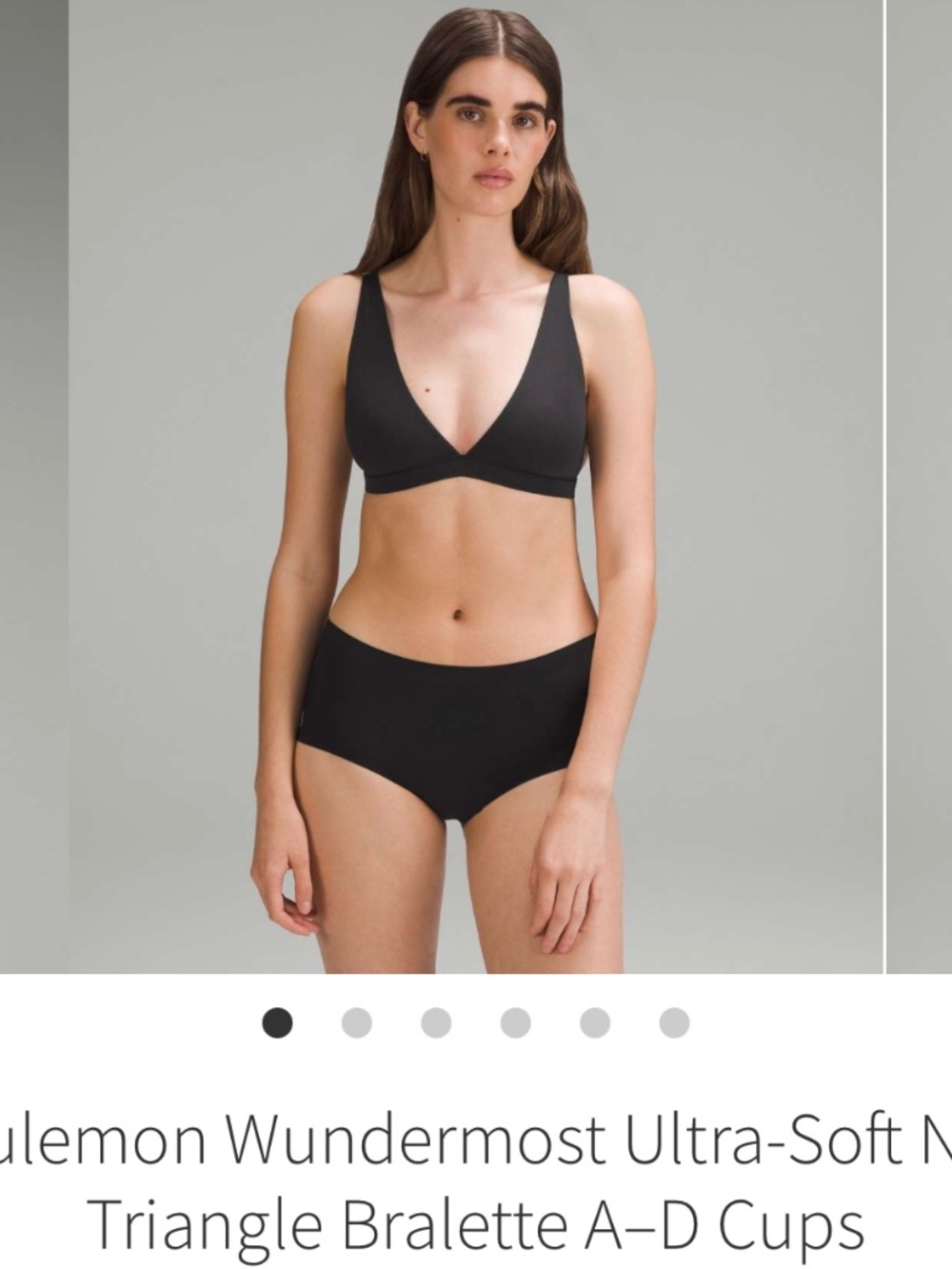 Lululemon Wundermost Ultra-Soft Nulu Triangle Bralette A–D CupsSize 10